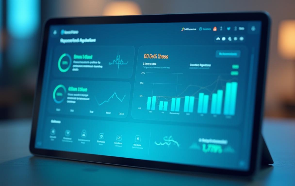 ストレス調整と集中力向上ダッシュボード